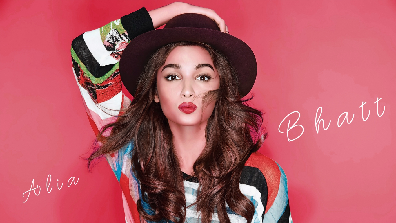 Alia Bhatt for 1366 x 768 HDTV resolution