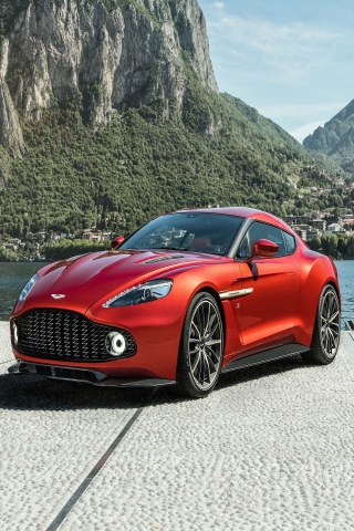 Aston Martin Vanquish Zagato  for 320 x 480 Phones resolution