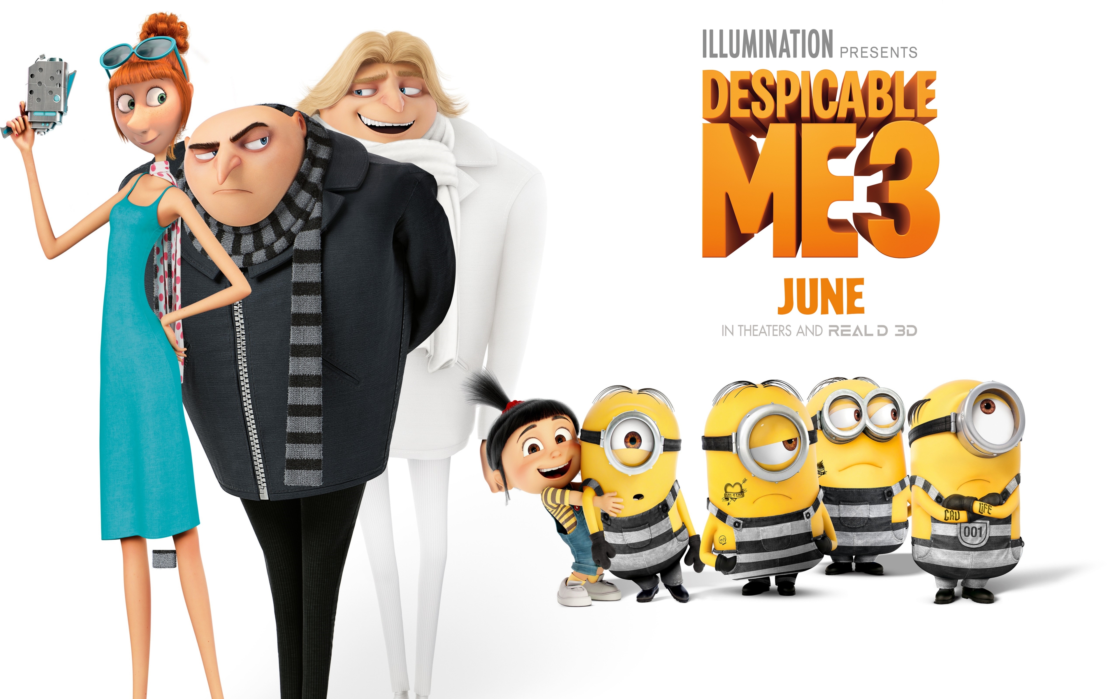 Despicable Me 3 for 3840 x 2400 4K Retina Display resolution