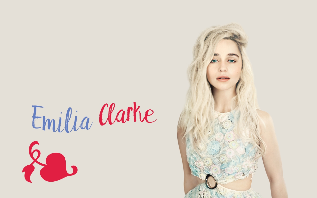 Emilia Clarke for 1280 x 800 widescreen resolution