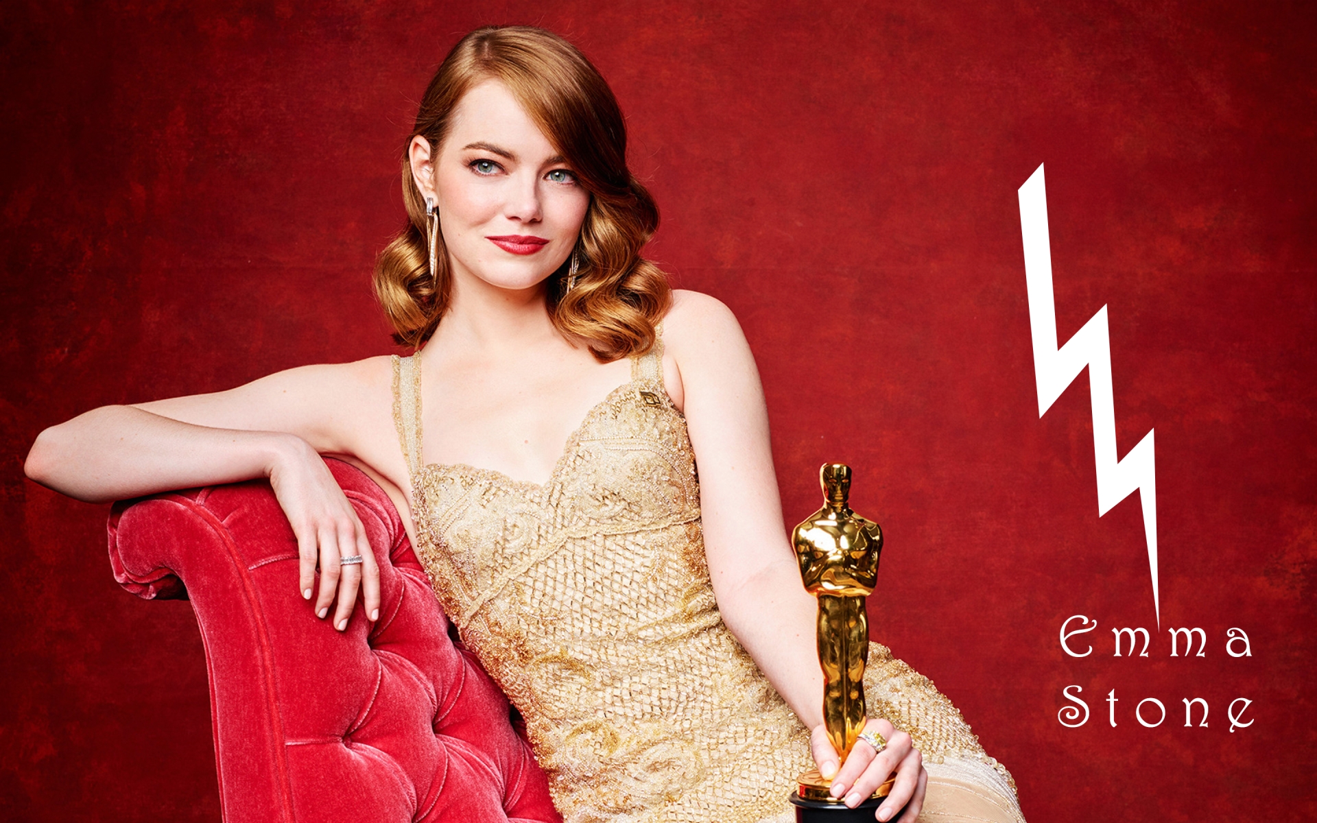 Emma Stone Oscar Winner for 1920 x 1200 widescreen resolution