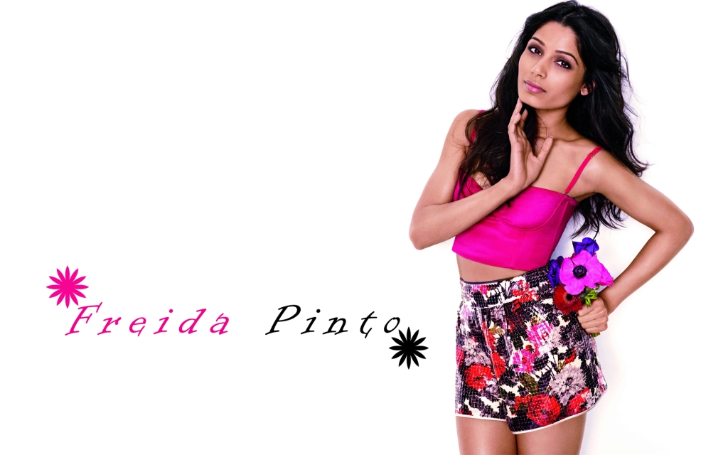 Glamorous Freida Pinto for 1024 x 640 widescreen resolution